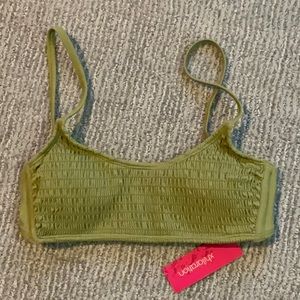 Bikini Top in Olive Green